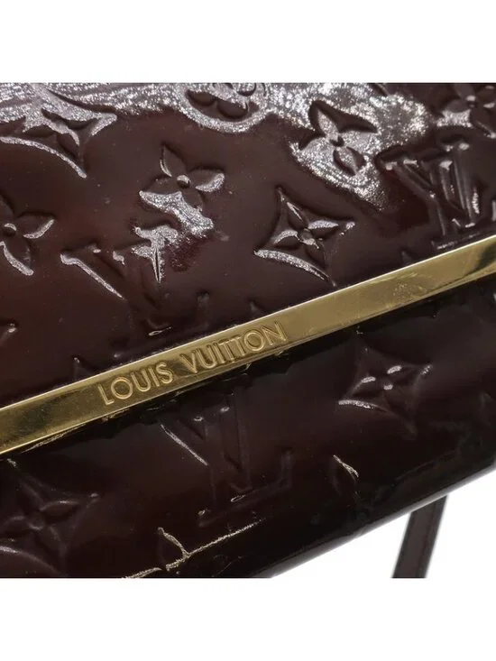 Louis Vuitton Monogram Vernis Rossmore MM Shoulder Bag 2-Way Clutch Amarante - Picture 4 of 8